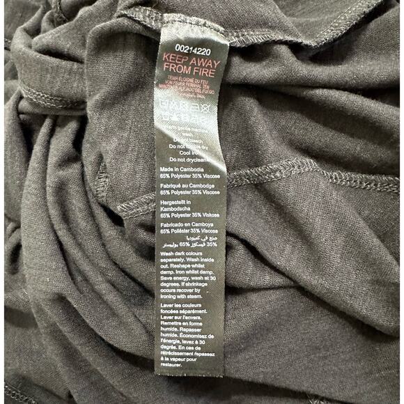 Avenue Tank Fit and Flare Top Solid Black Sleeveless Womens Plus Size 20 Career - Picture 6 of 7